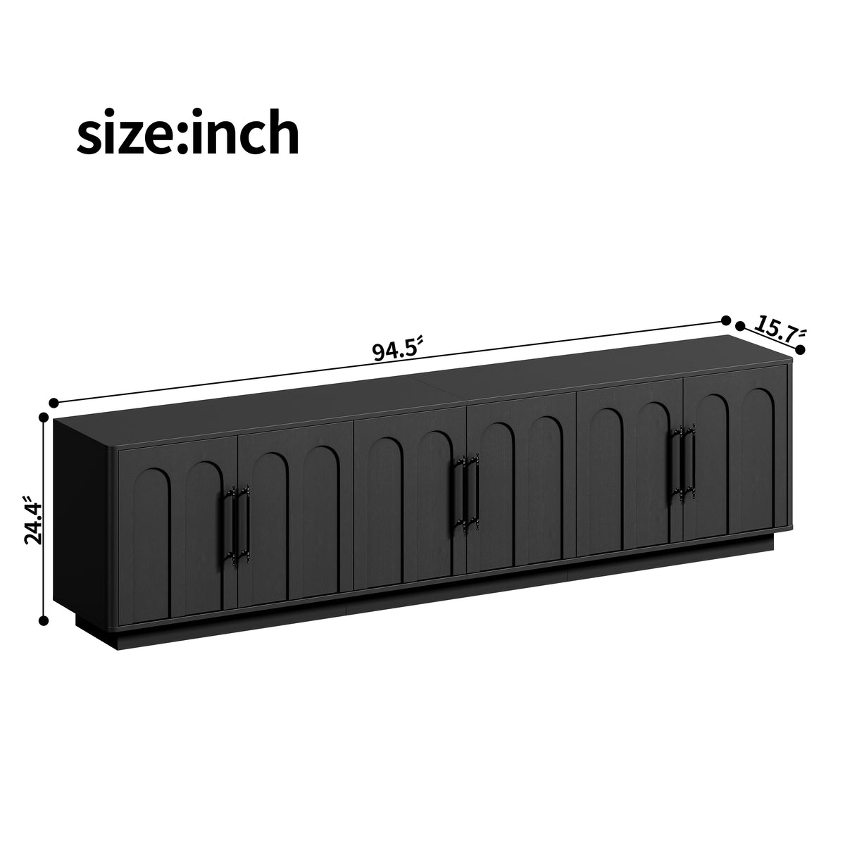 94.5" Extra Long TV Stand for Large TVs