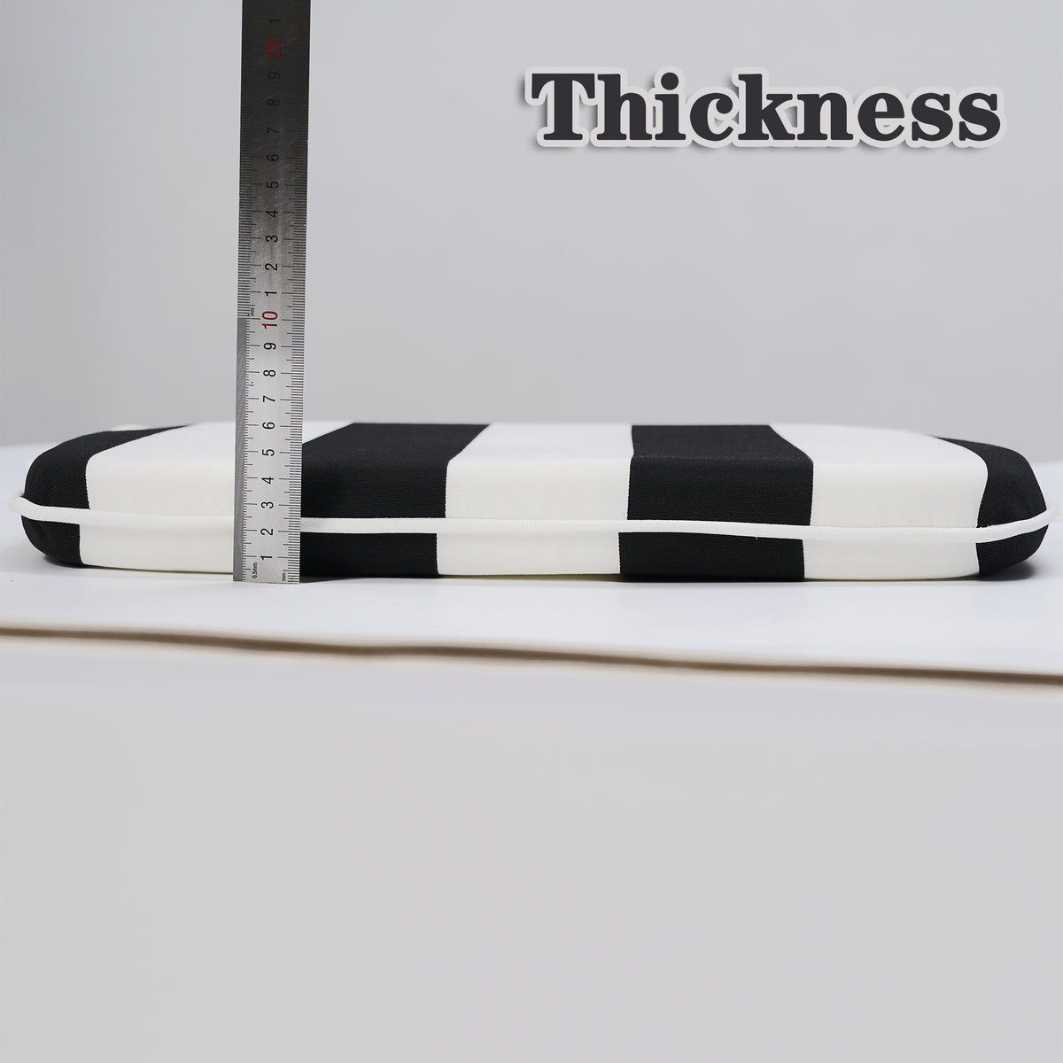 Water-Repellent U-Shape Thick Foam Seat Cushions - Set of 4