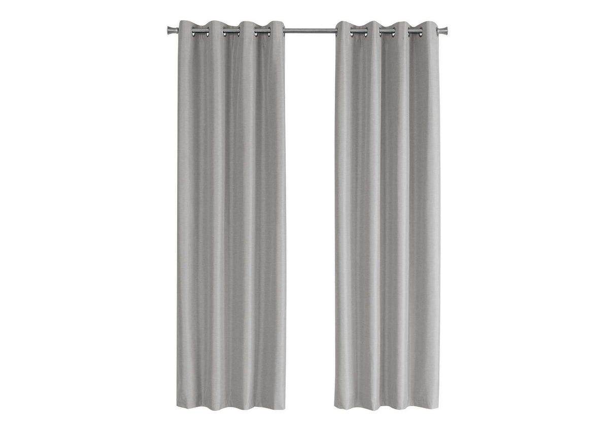 2 Pieces Set, Curtain Panel, Room Darkening, Grommet - Best Buy Furniture
