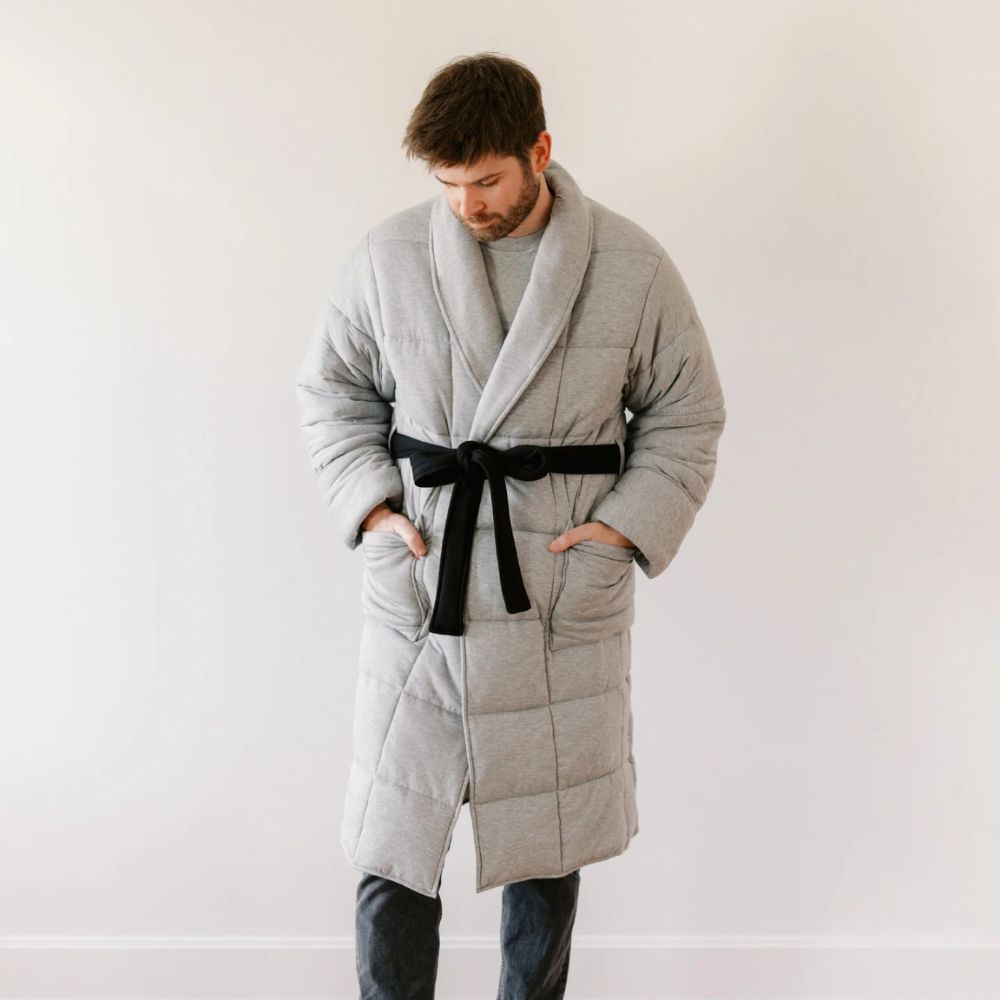 ARDO Sustainable Bamboo Home Coat - Gray
