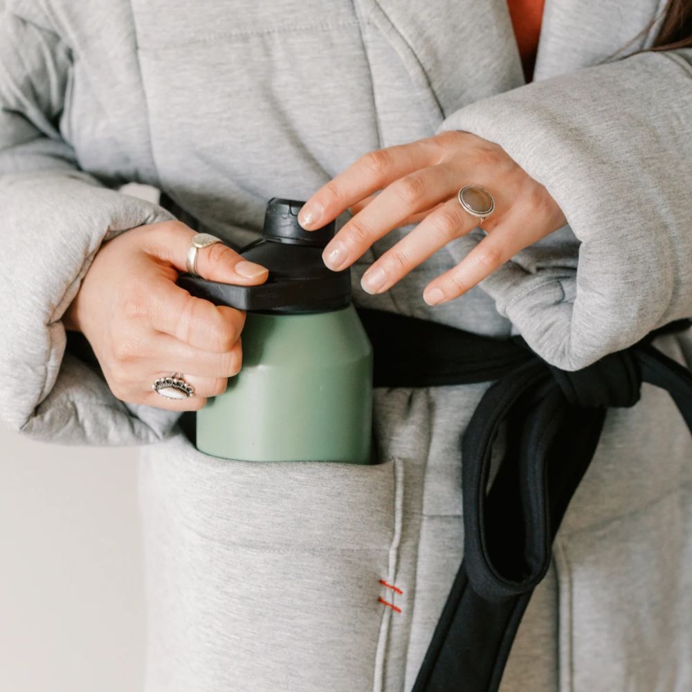 ARDO Sustainable Bamboo Home Coat - Gray