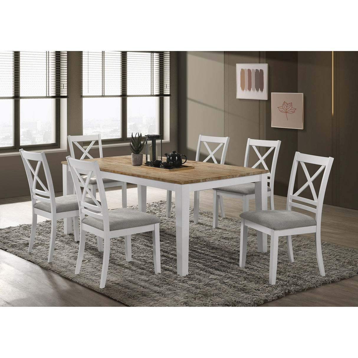 Prager - Rectangular Dining Table - Brown