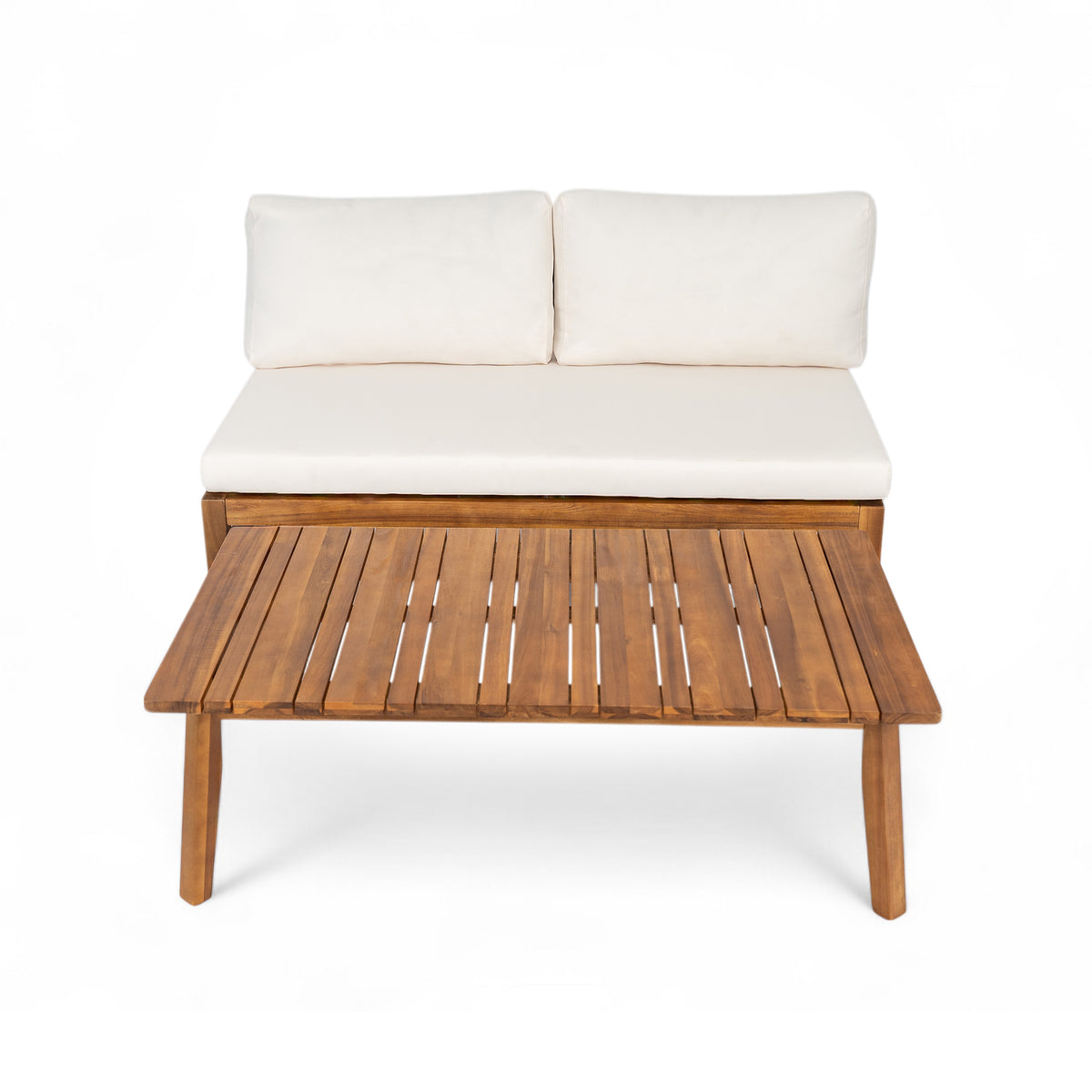 Patio Deep Seating Loveseat with Coffee Table