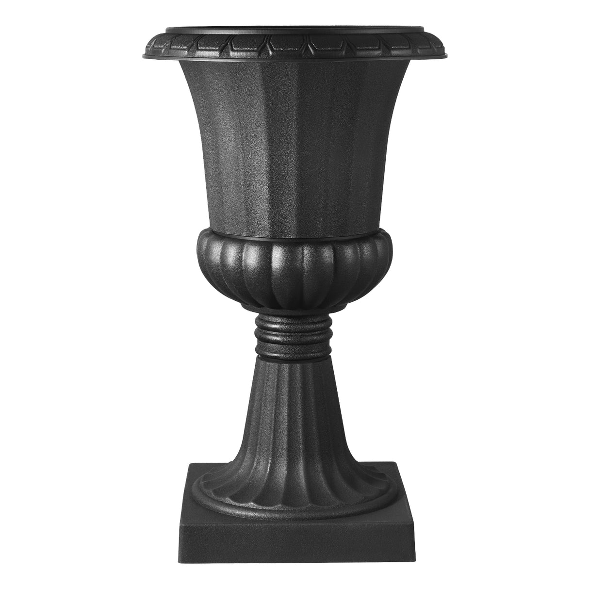 Plastic Urn Planters, 15.8 x 26.4 Inch, 2 Pack