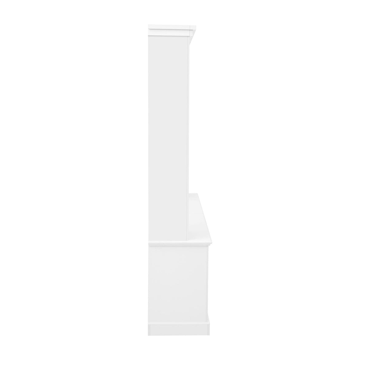 All-In-One TV Stand With Bookcase For TVs Up To 70"