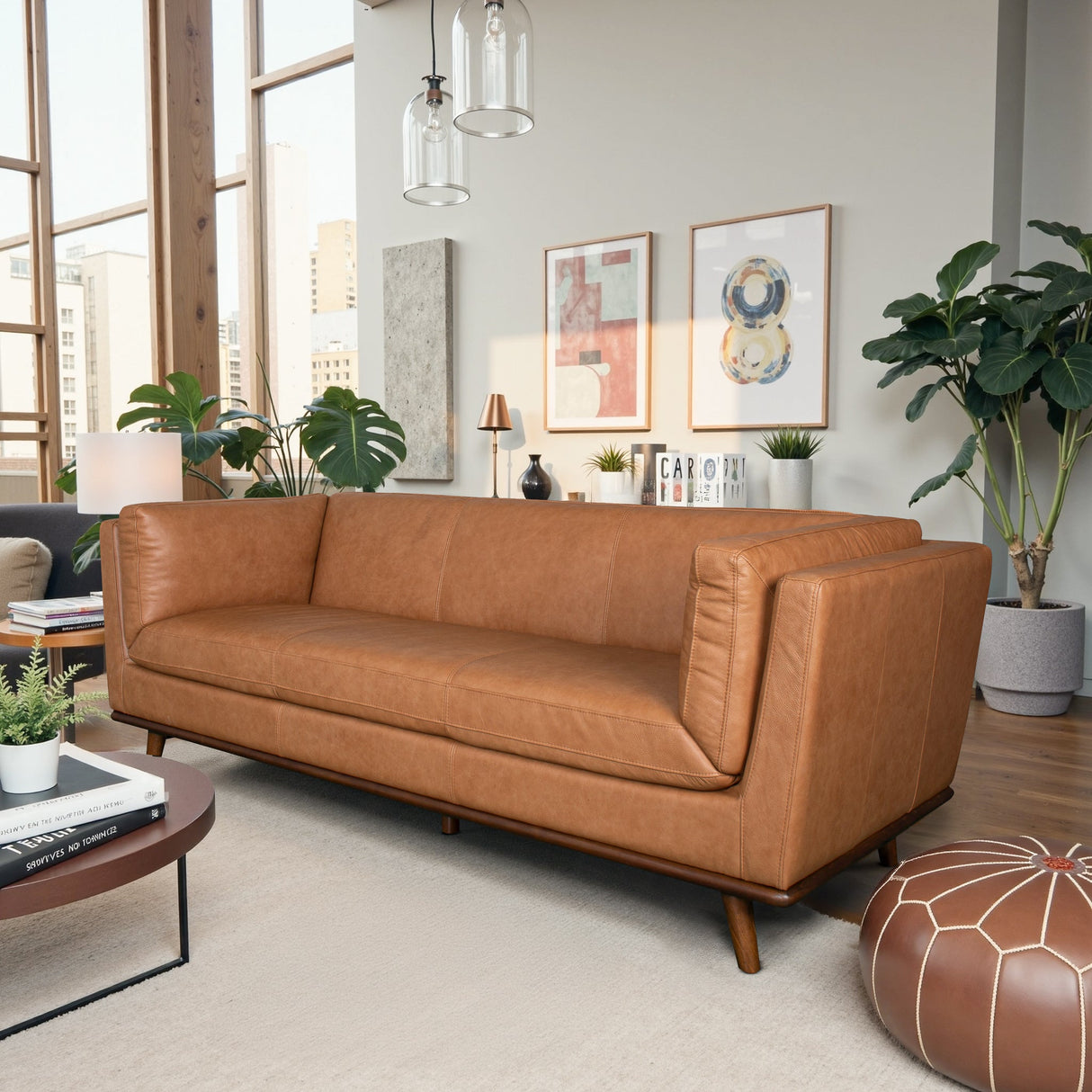 Phoenix Leather Sofa