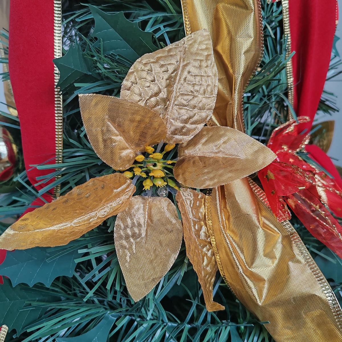 7.5Ft Prelit Pop Up Christmas Tree Decoration