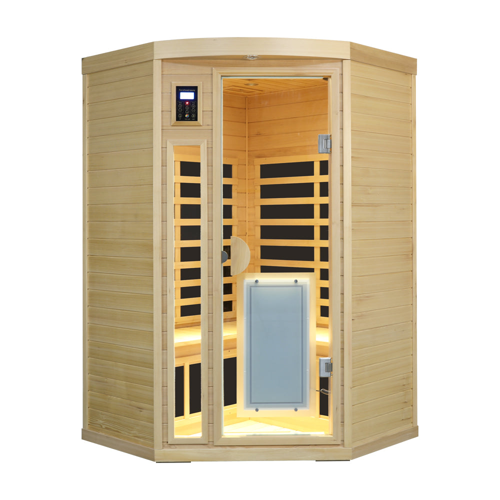 Hemlock Pentagonal Indoor Far Infrared Sauna Room