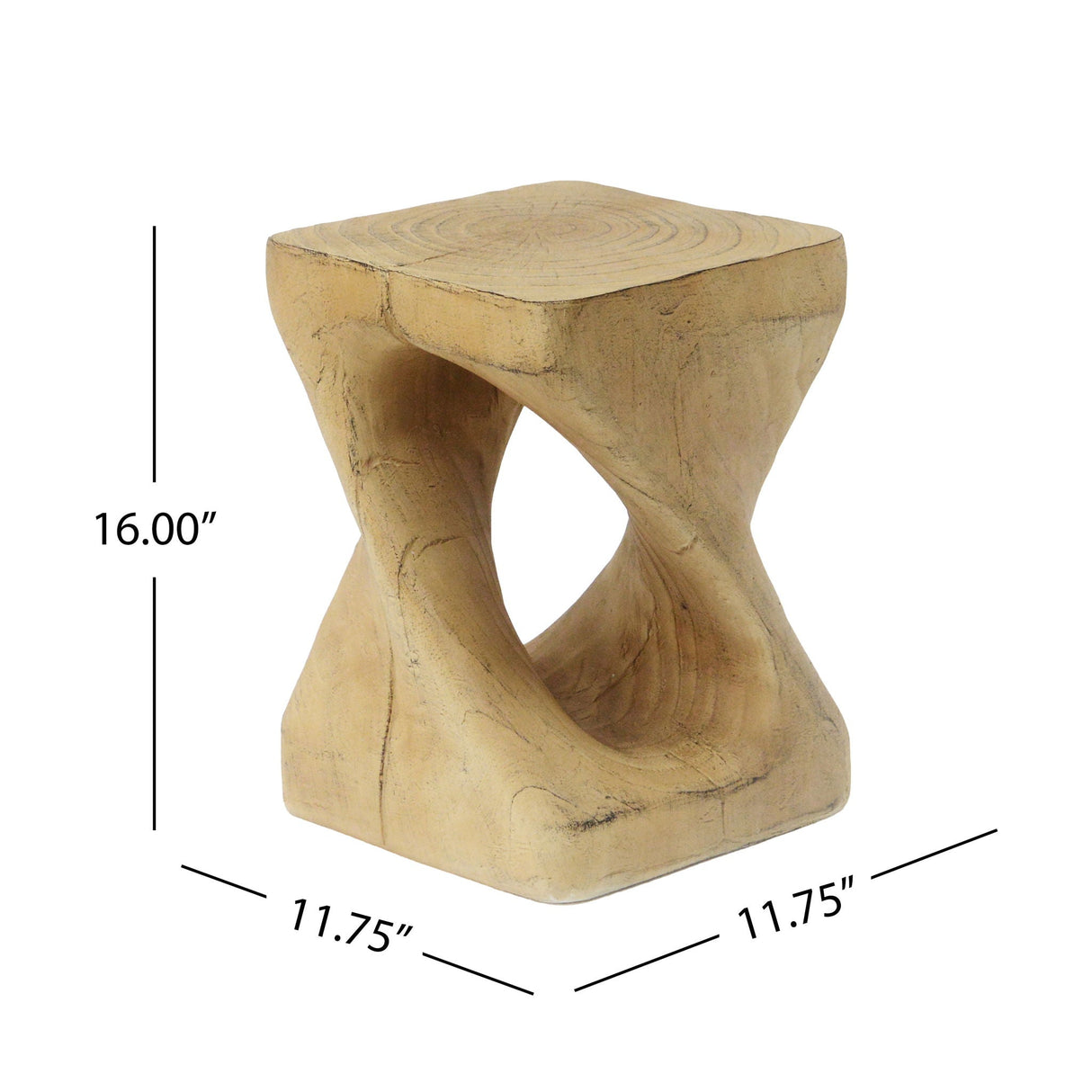 Twist Shape Side Table - Best Buy Furniture