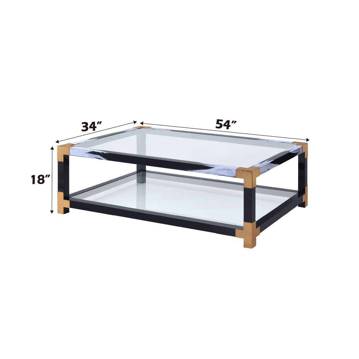 Lafty - Glass Table - Multi - Best Buy Furniture