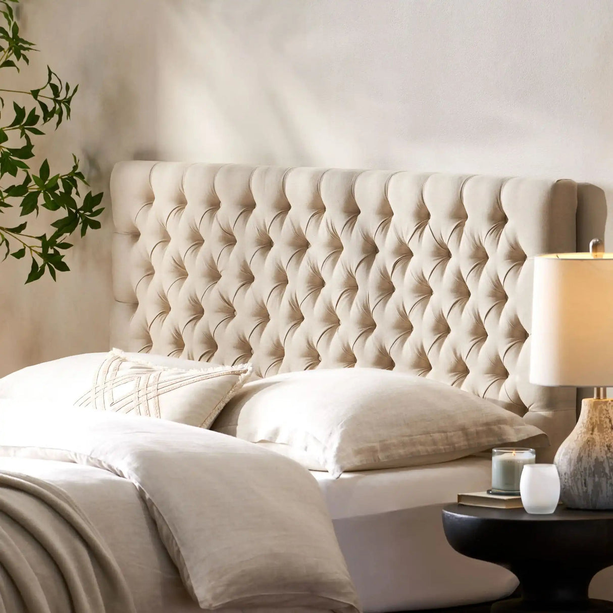 Annecy - Contemporary Upholstered Headboard - Best Buy Furniture