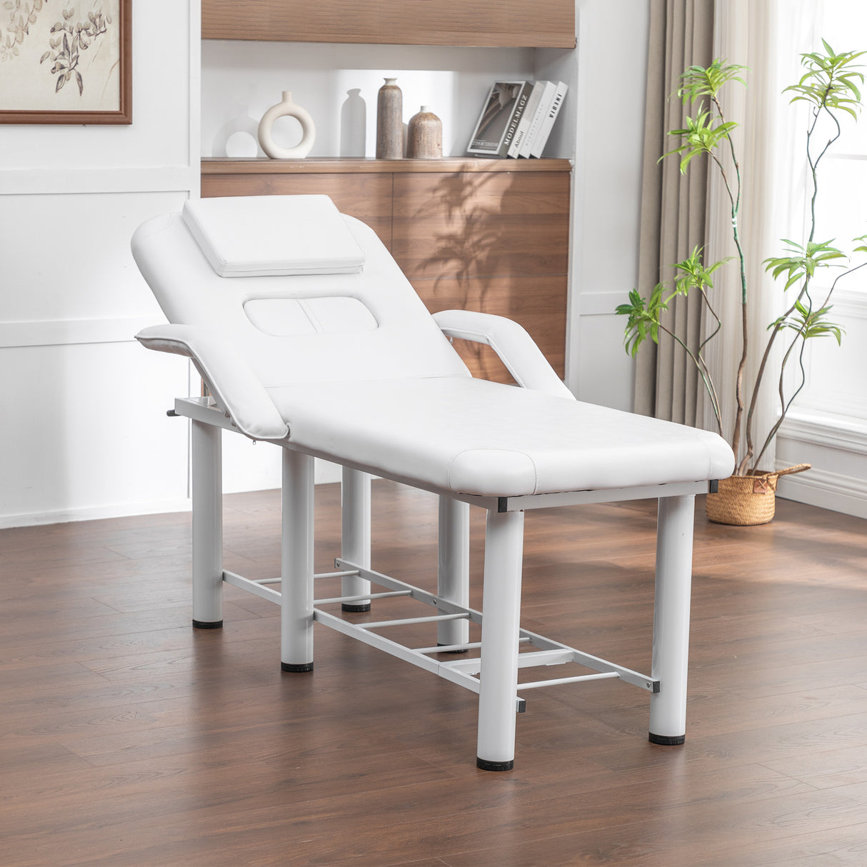 Professional Beauty Bed with Removable Headrest