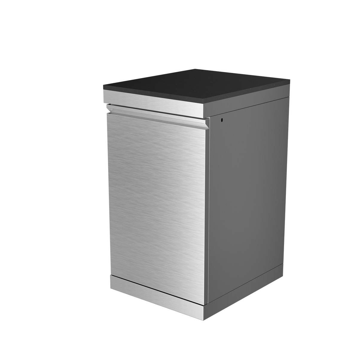 Storage Cabinet Stainless Steel Outdoor Kitchen Islands Left Open