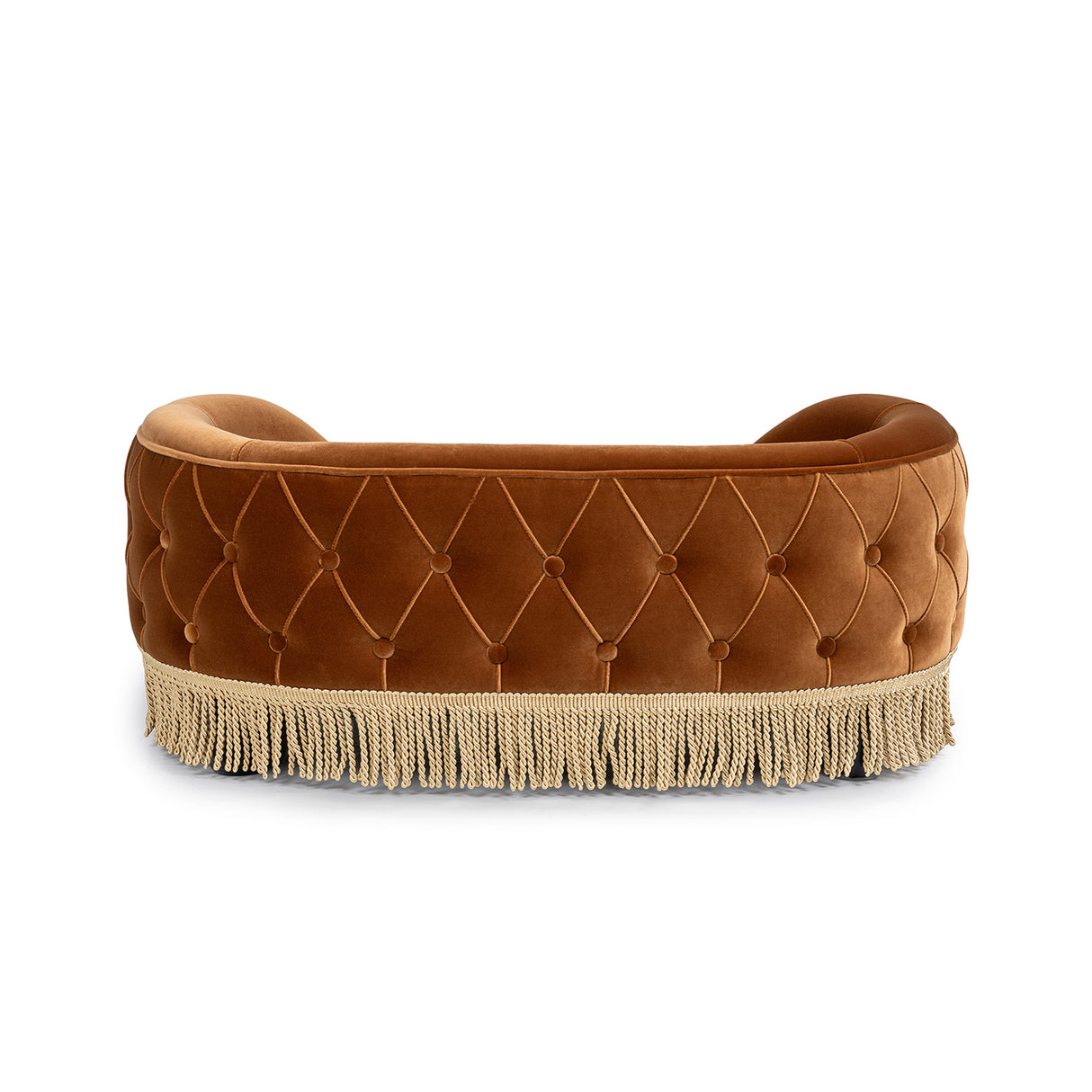 Monroe 33" Dog Sofa Bed - Medium in Burnt