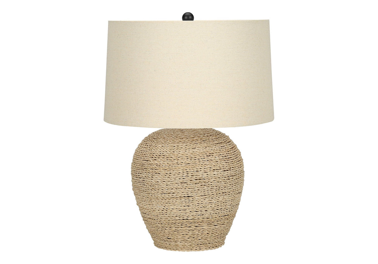 Lighting, Table Lamp, Rattan, Resin, Transitional - Beige - Best Buy Furniture