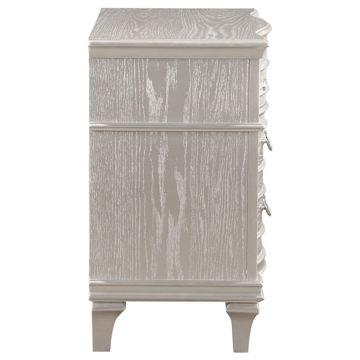 Evangeline - 3 Drawer Nightstand - Oak