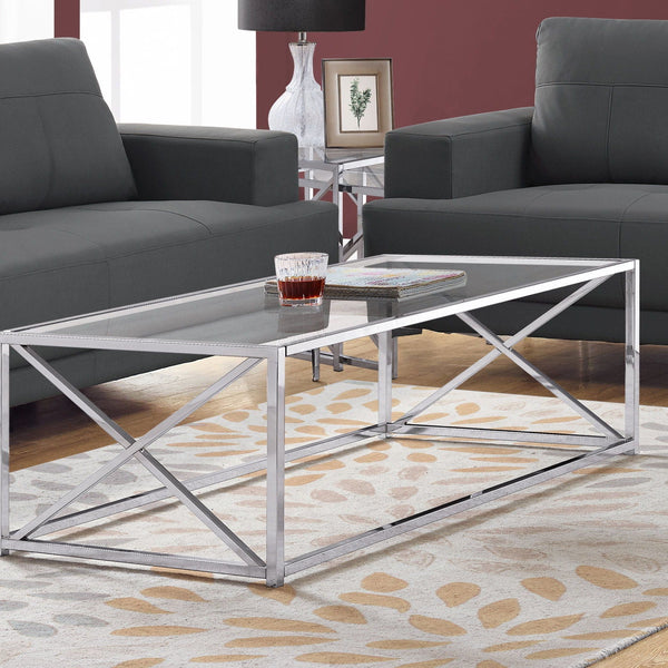 Table, Rectangular, Contemporary & Modern - Chrome - Best Buy Furniture