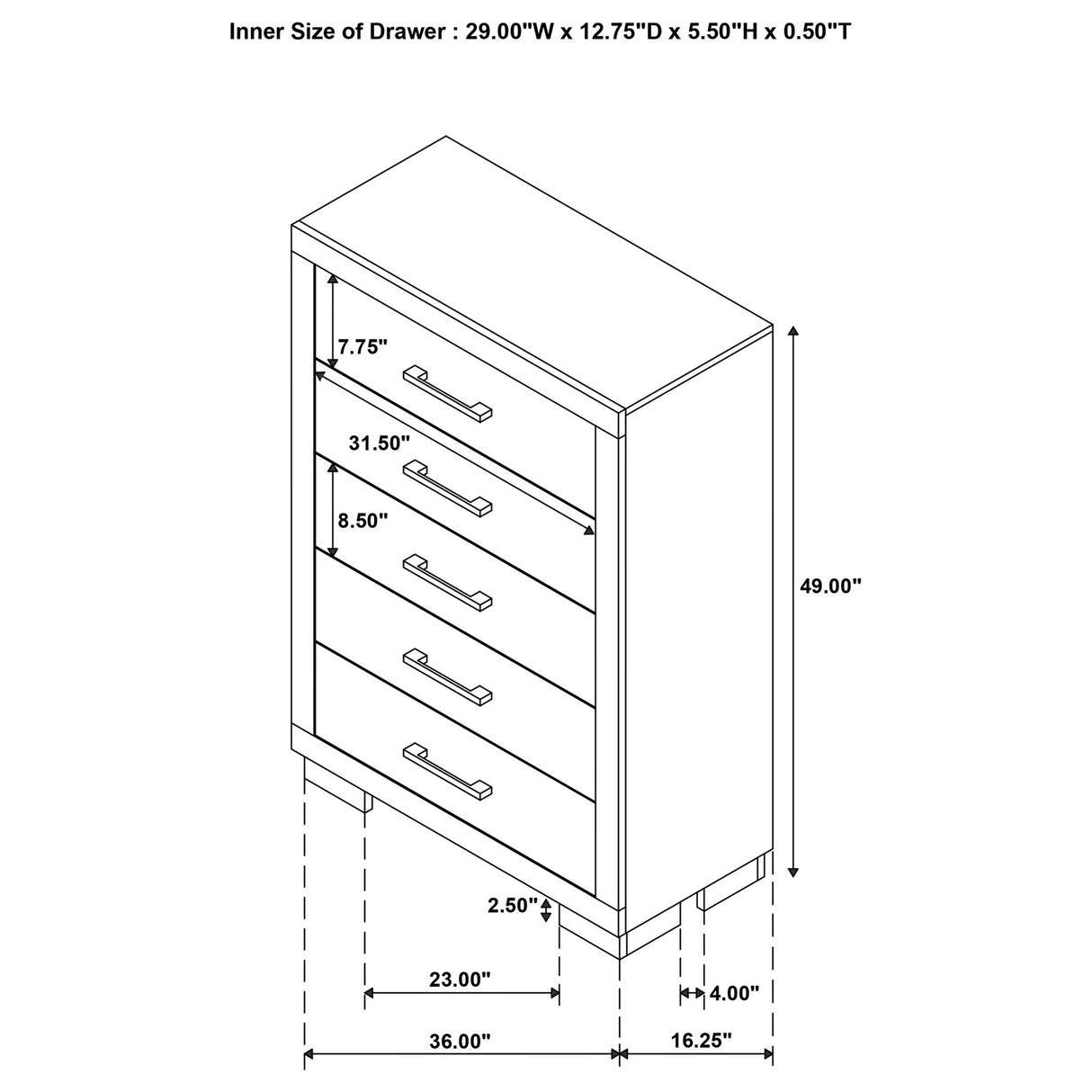 Tokyo - LED Bedroom Set