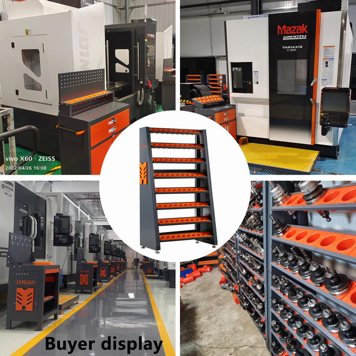 Multifunctional CNC Tool Rack CAT40 Tool Holder