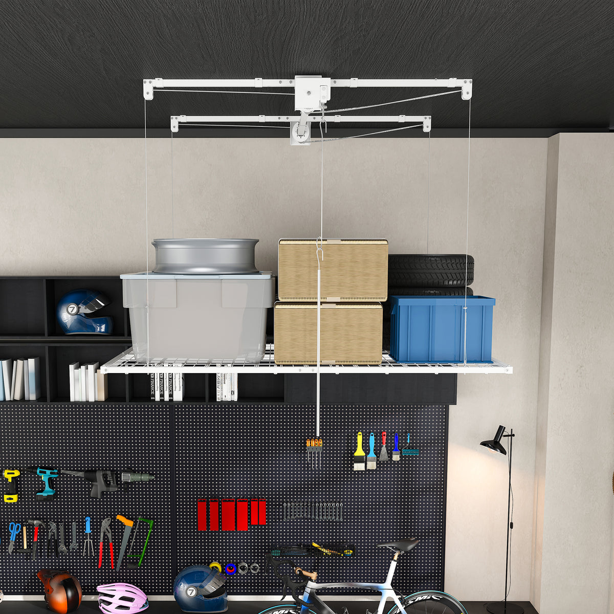Overhead Garage Storage Rack - 4x8 FT