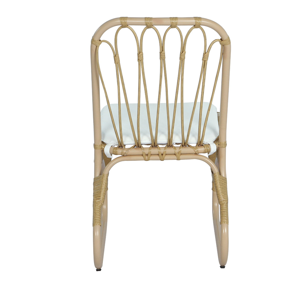 Outdoor Wicker Dining Chairs With Washable Cushion (Set of 2)