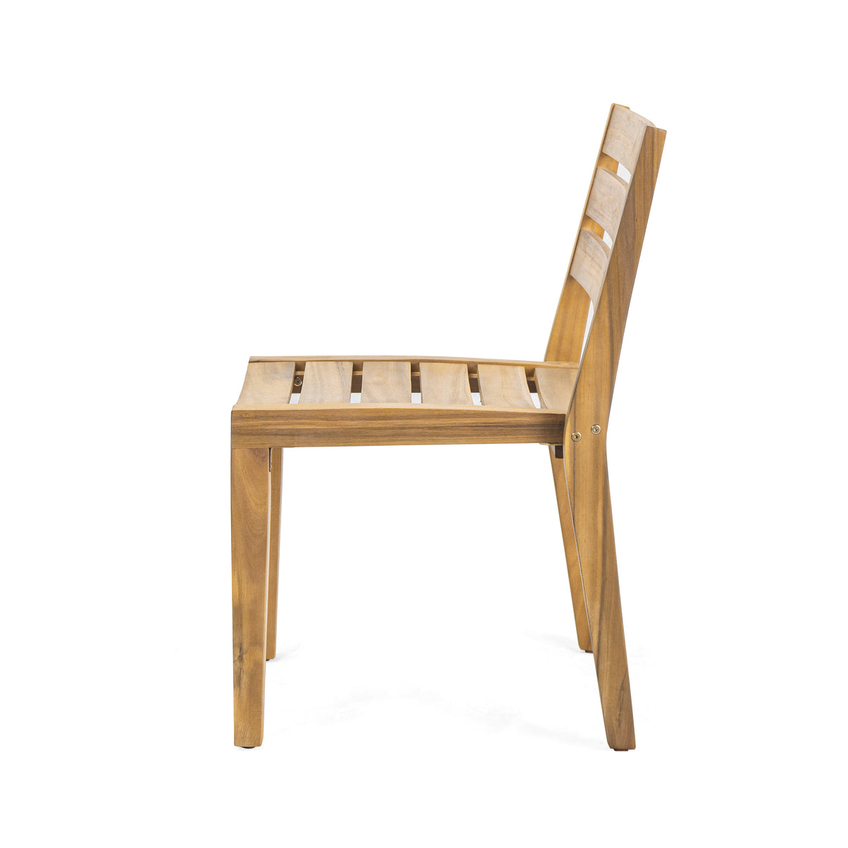 Outdoor 5 Pieces Acacia Wood Dining Set, Teak