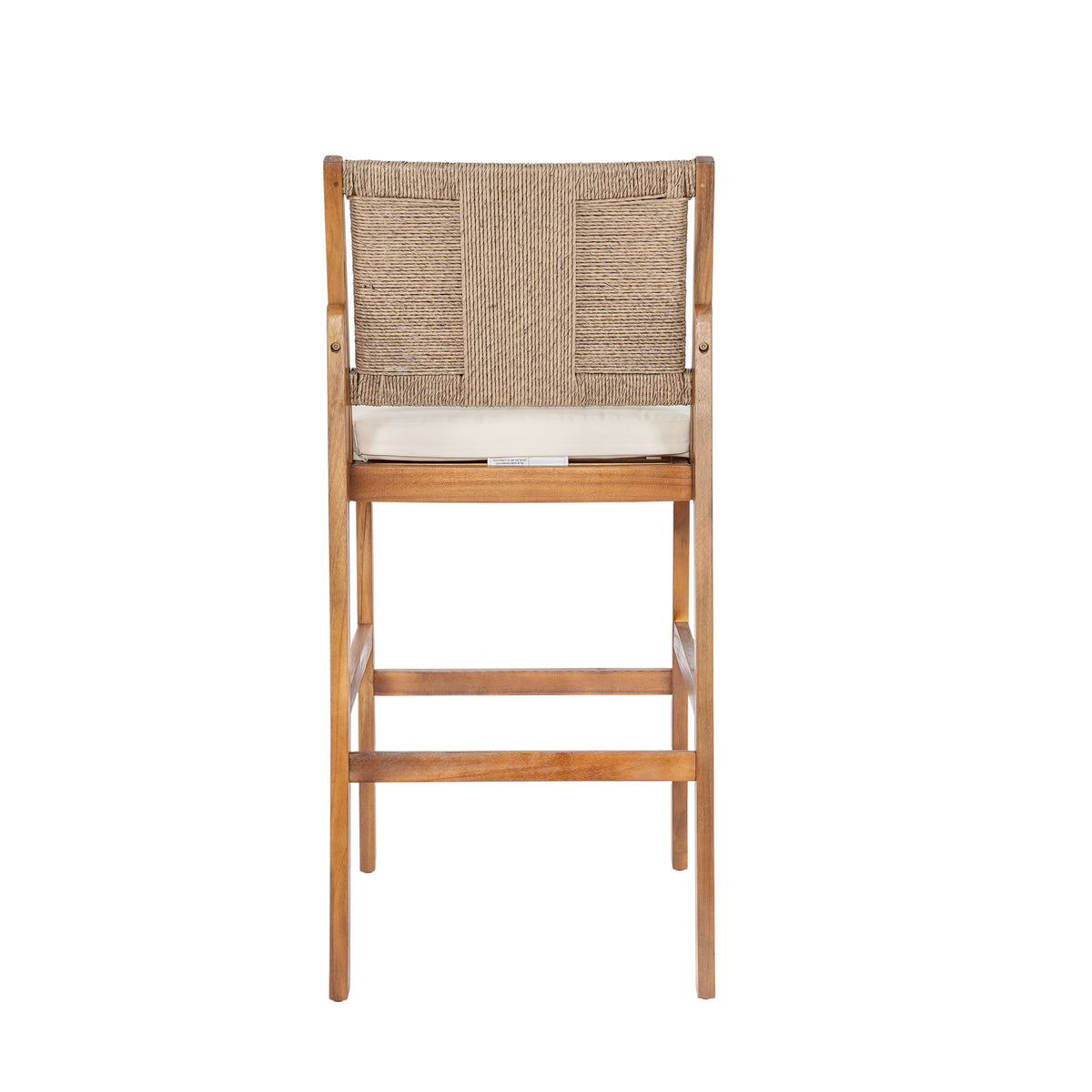 Outdoor Acacia Wood Bar Stools (Set of 2)