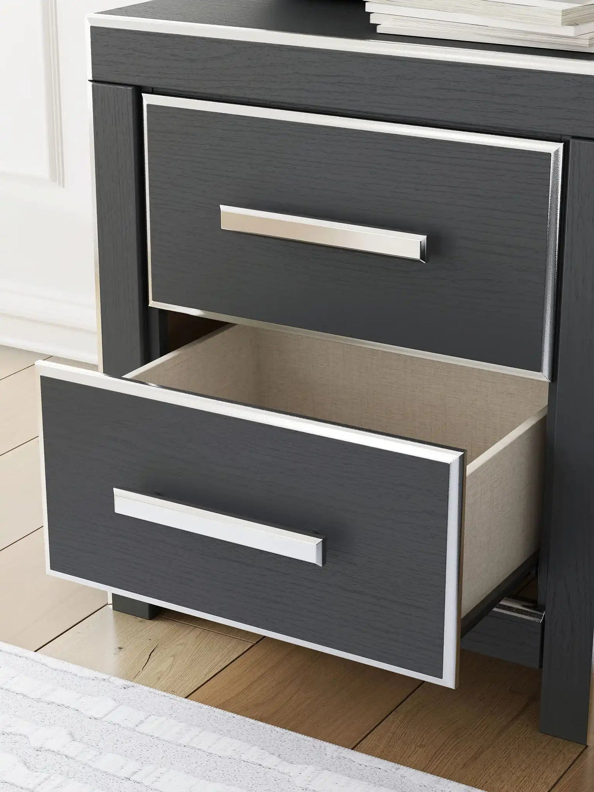 Zuraleus - Two Drawer Night Stand - Best Buy Furniture