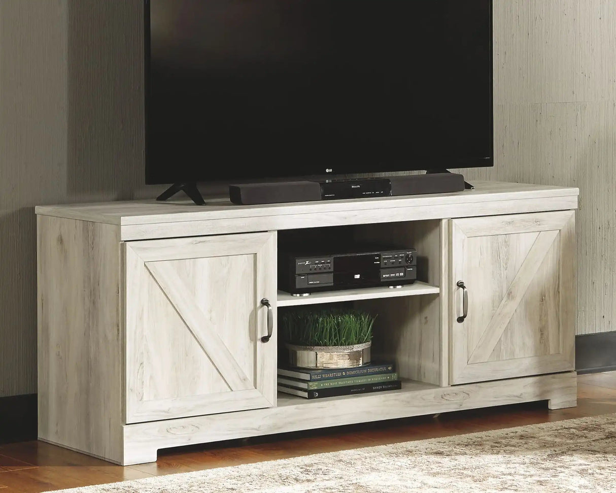 Bellaby - TV Stand W/Fireplace Option - Best Buy Furniture