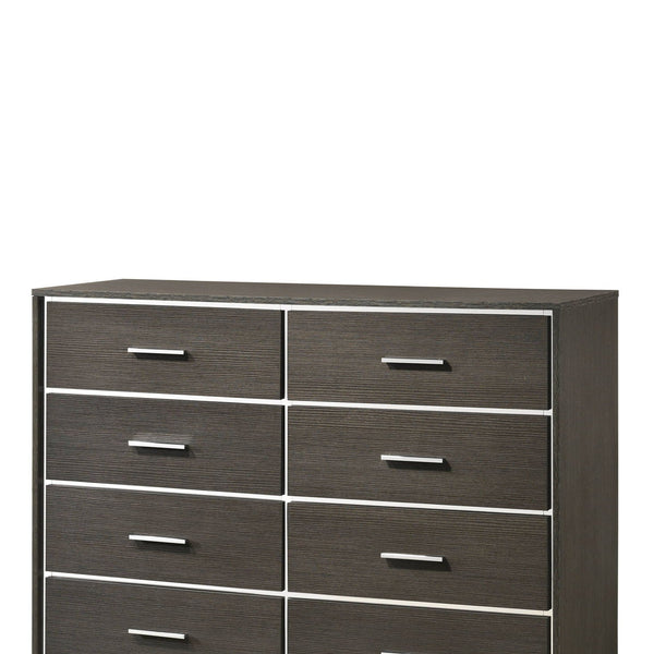 Escher - Dresser - Gray / Oak - Best Buy Furniture