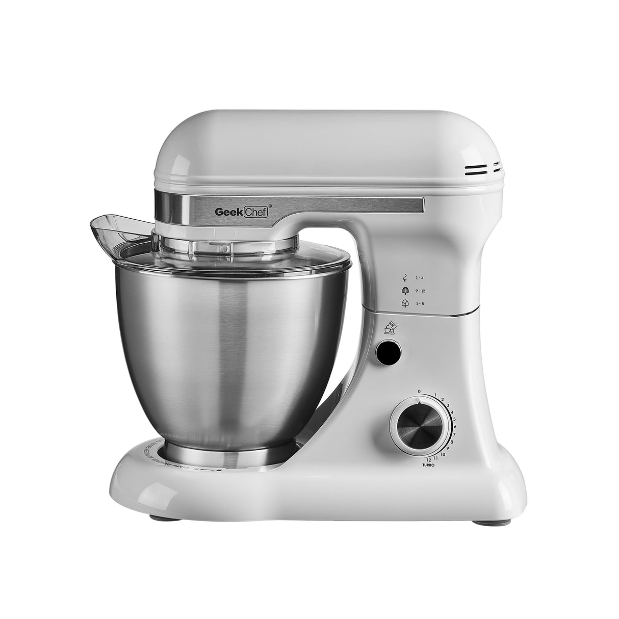 Geek Chef Electric Stand Mixer, 4.8QT 12 Speeds Tilt-Head Food Mixer