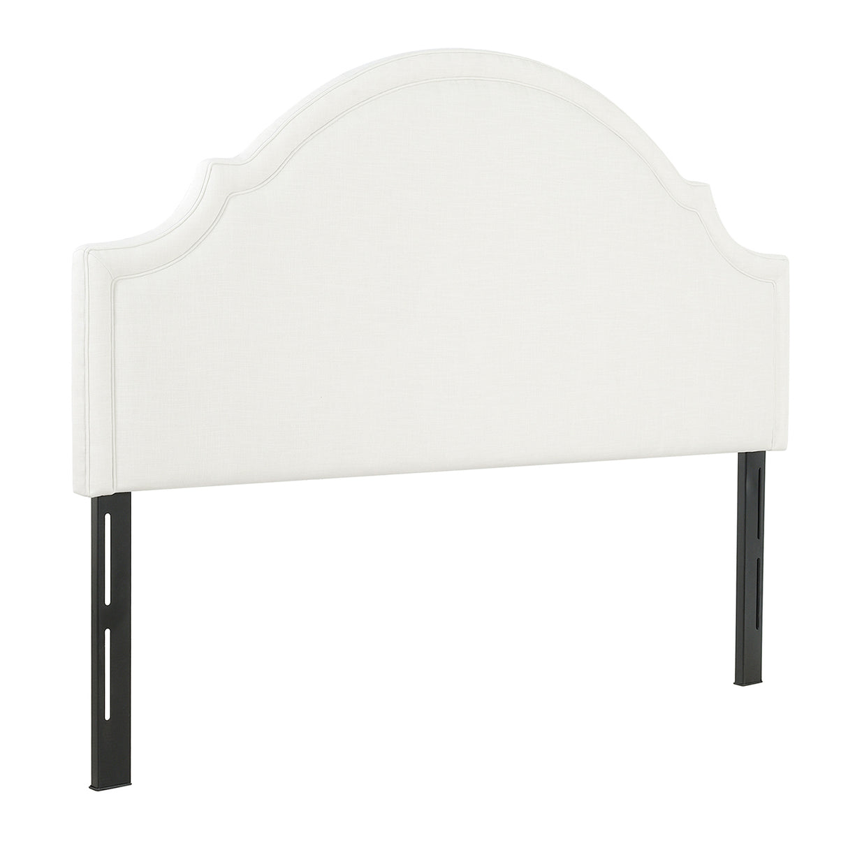 Catherine Upholstered King Headboard, Antique