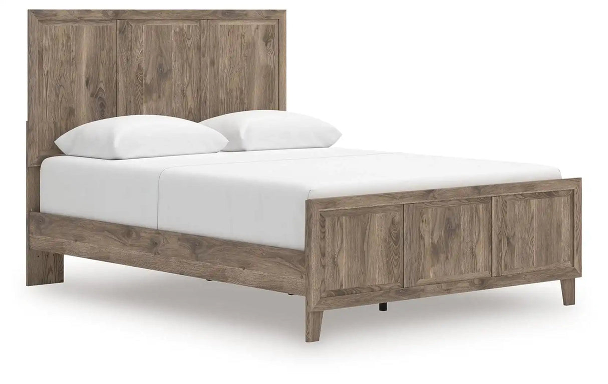 Rusticott - Panel Bed - Best Buy Furniture
