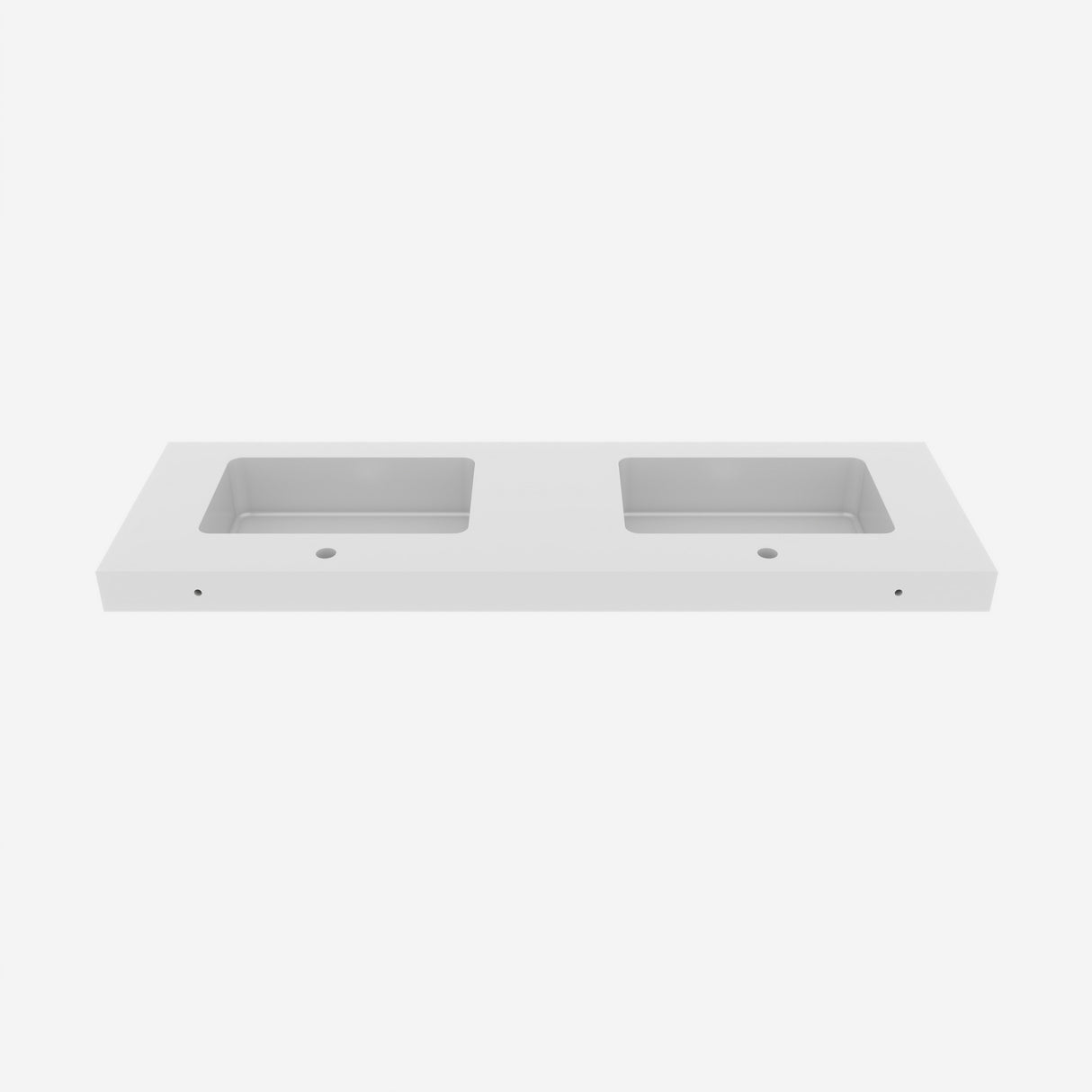 BB0272Y131 Integrated Solid Surface Basin Without Drain and Faucet, Glossy