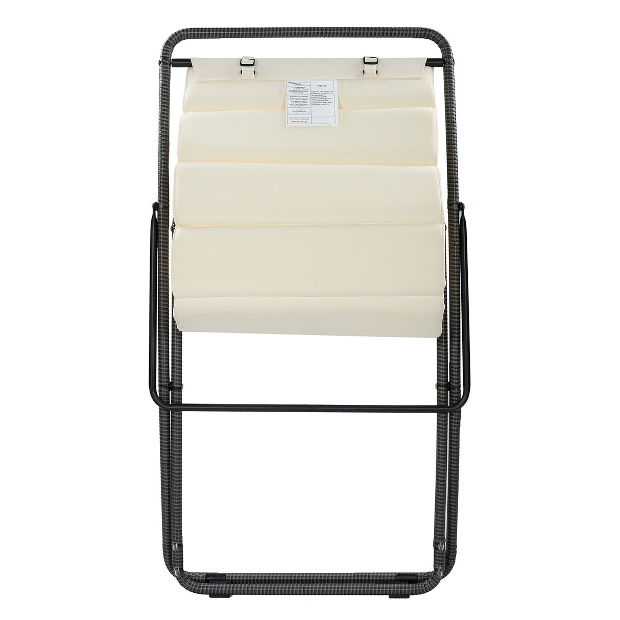 Outdoor Folding Chair With Adjustable Backrest (Set of 2)