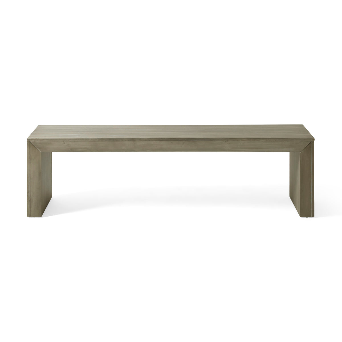 Acacia Wood Dining Bench, Grey+Taupe