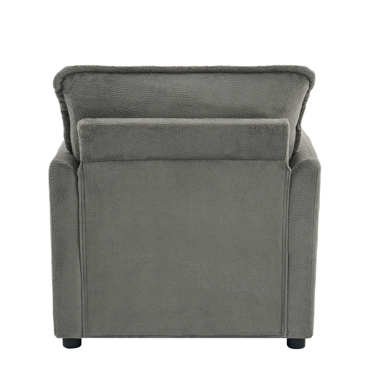 Modern Single Seat Accent Chair With Side Storage Pockets
