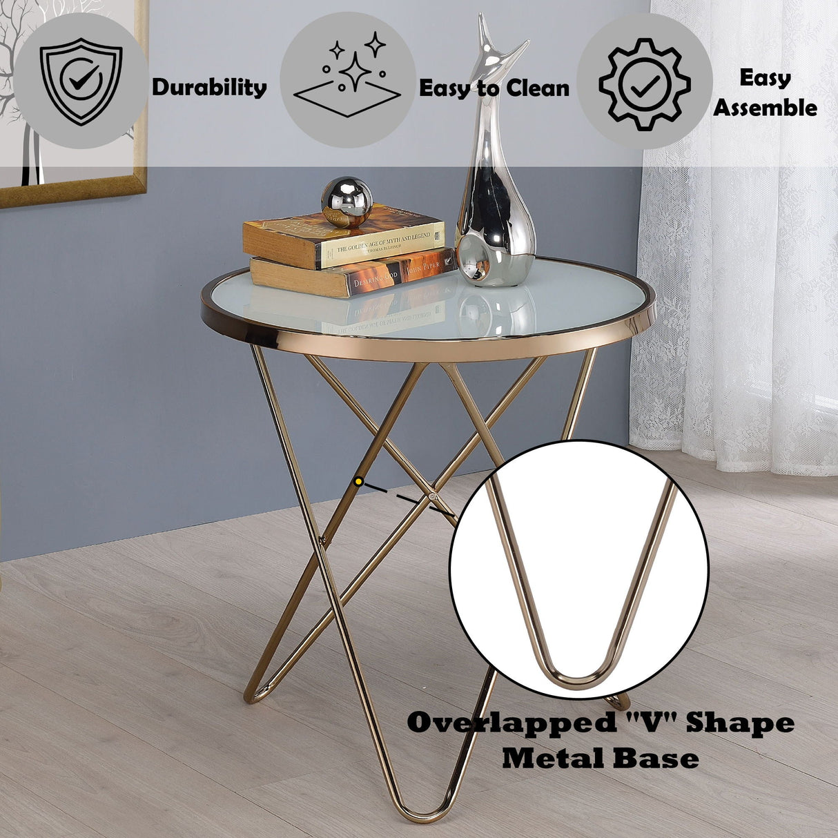 Valora Glass Coffee Table