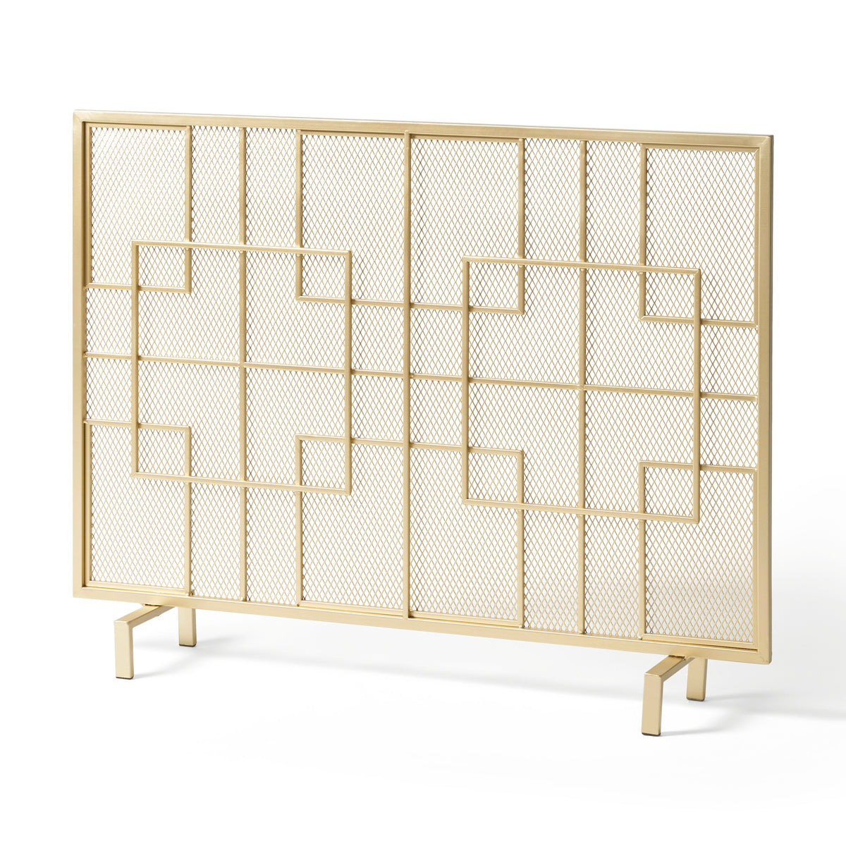 Dorothy Modern Single Panel Iron Fire Screen