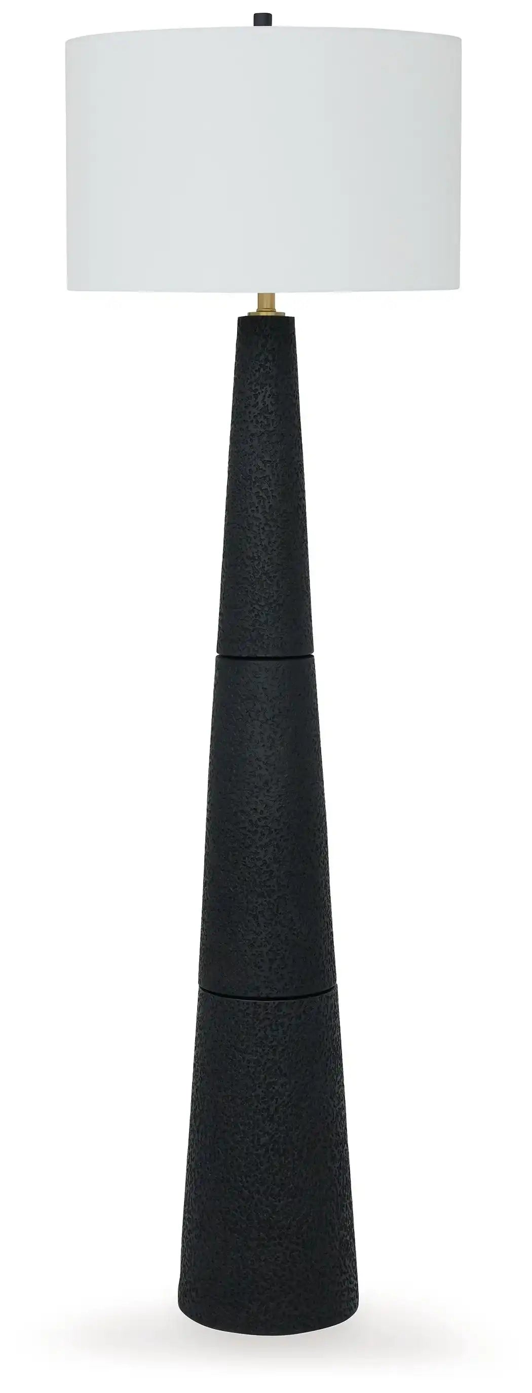 Hallburg - Poly Floor Lamp - Black - Best Buy Furniture