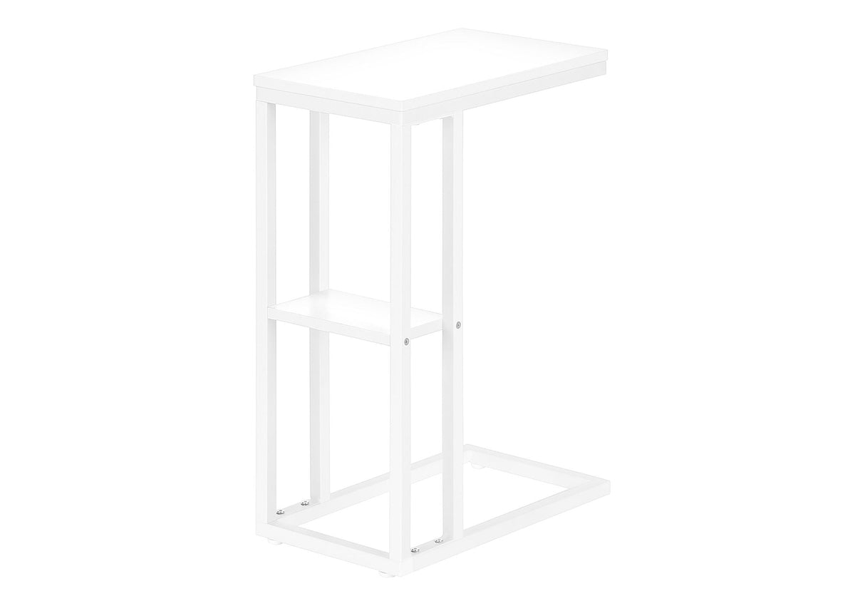 Accent Table, C - Shaped, Marble Look Contemporary & Modern Convenient Design - Best Buy Furniture