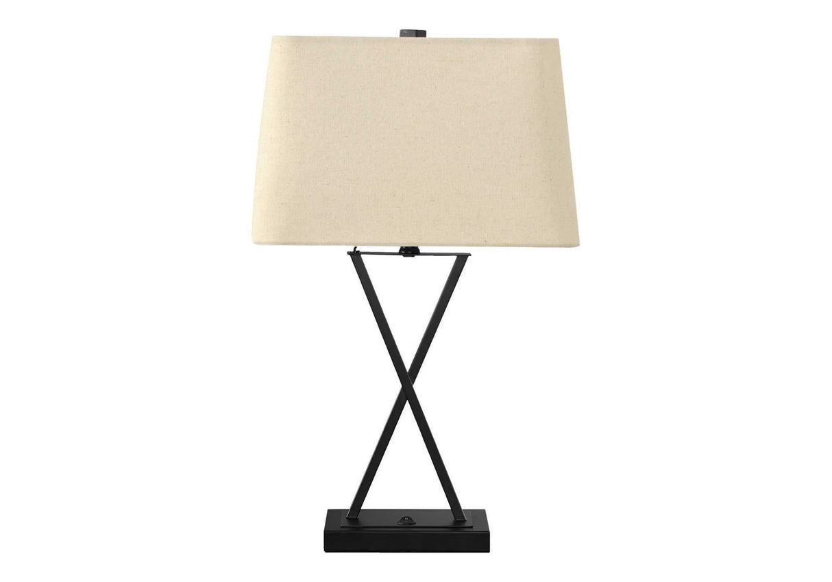 Lighting, Table Lamp, USB Port Included, Resin, Transitional - Black - Best Buy Furniture