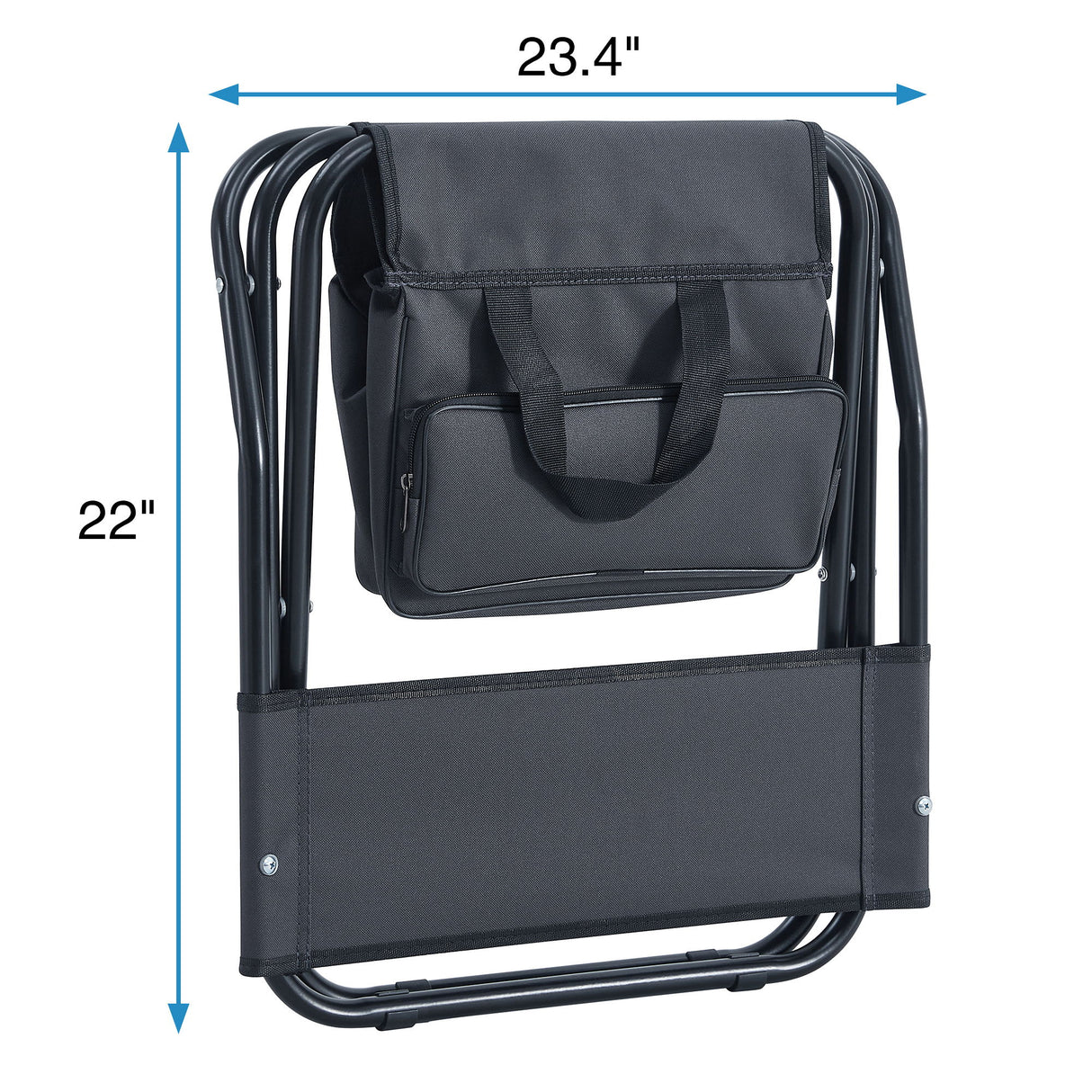 Folding Outdoor Chairs With Storage Bag, Portable Chair For Indoor, Outdoor Camping, Picnics And Fishing