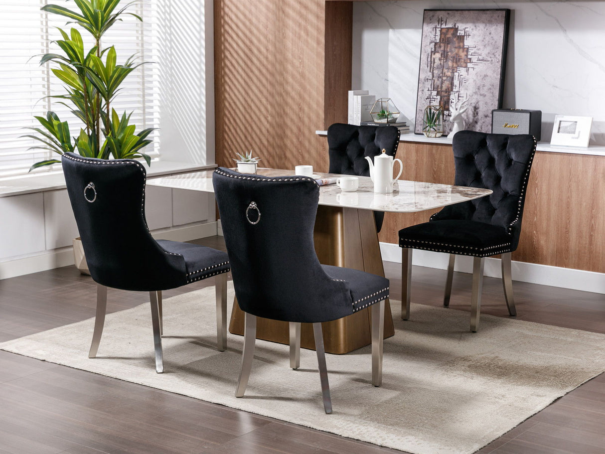 Nikki - Contemporary Upholstered Dining Chair (Set of 2)