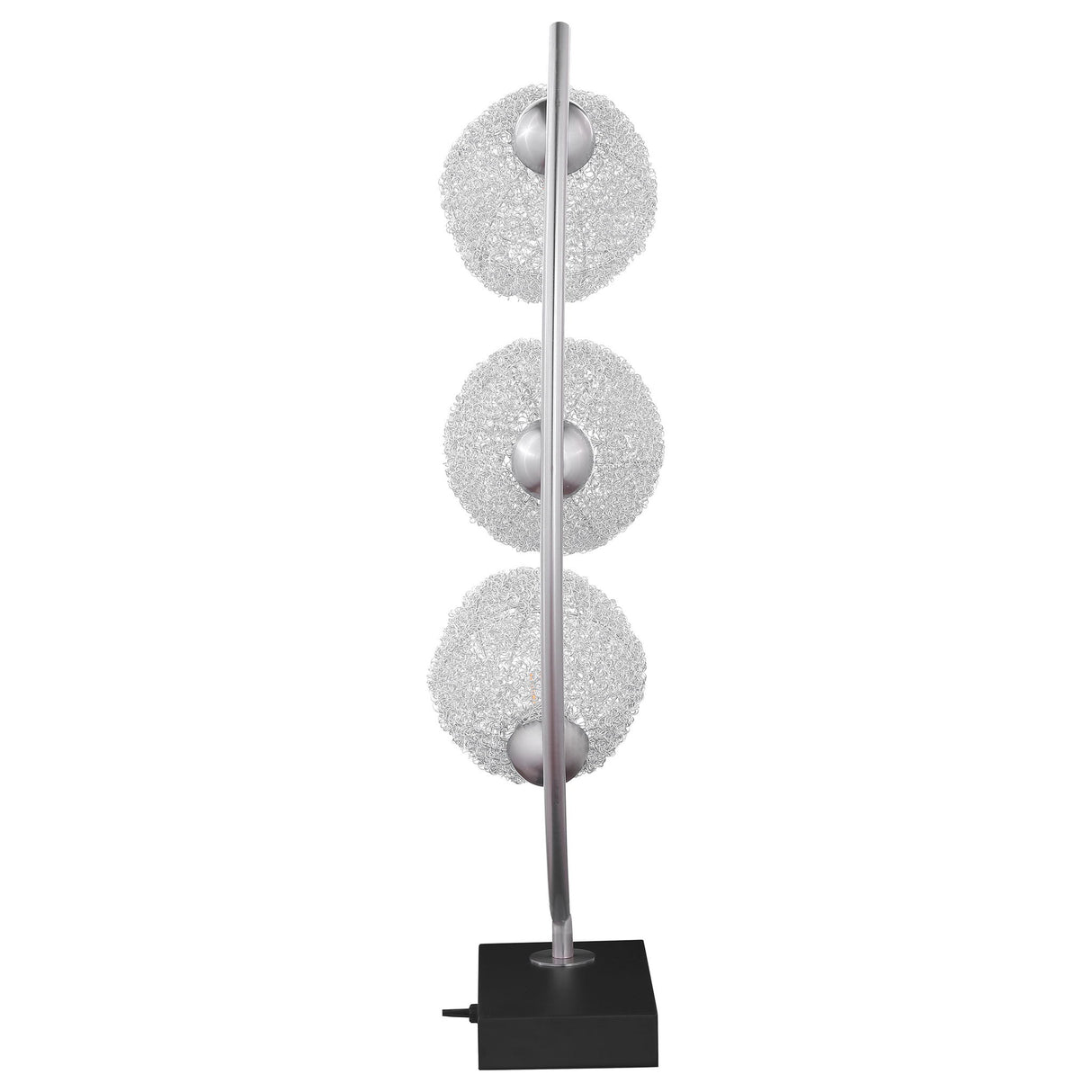 Mcdougal - Spherical Table Lamp With LED Lighting - Black