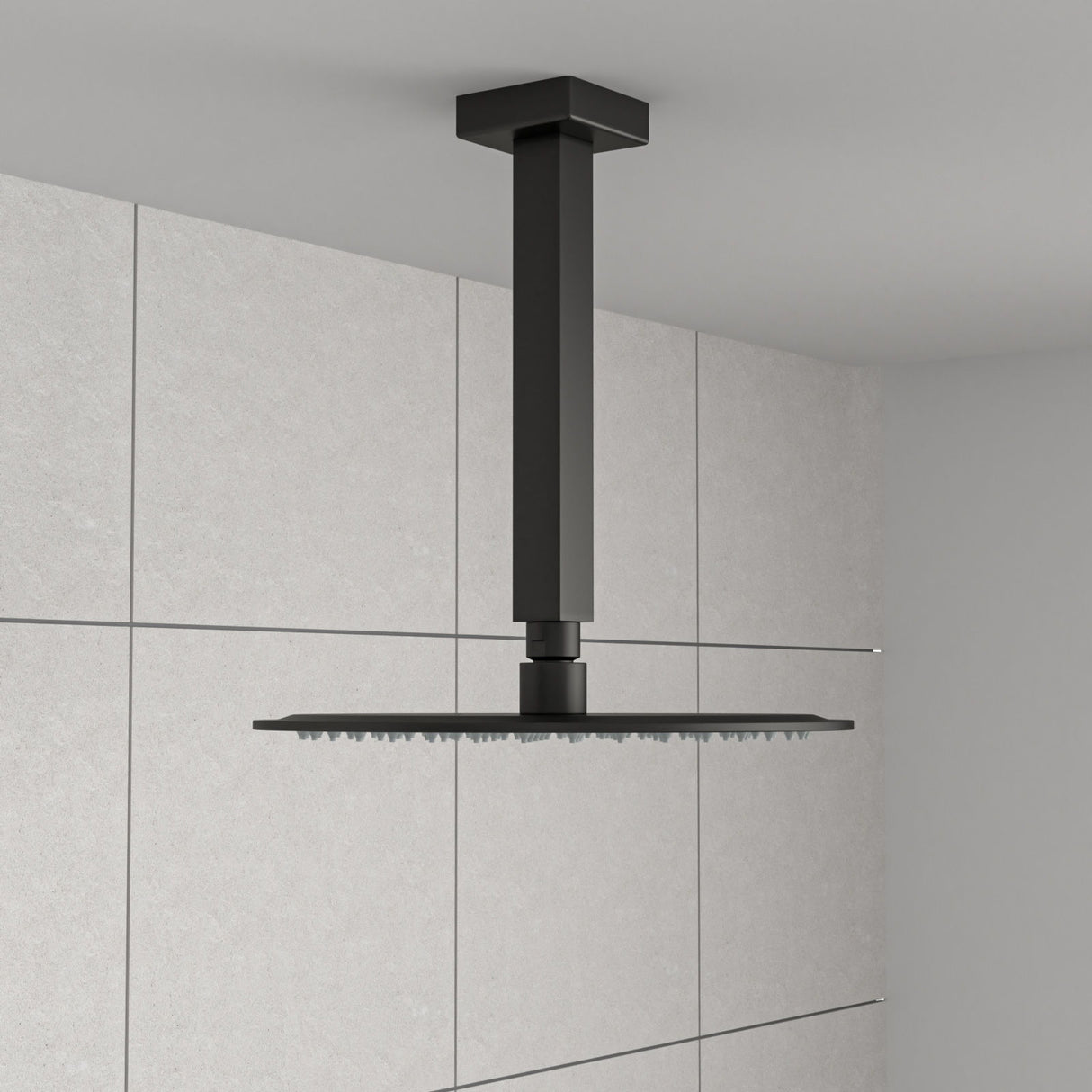 Premium 8" Ceiling Mounted Shower Arm With Flange