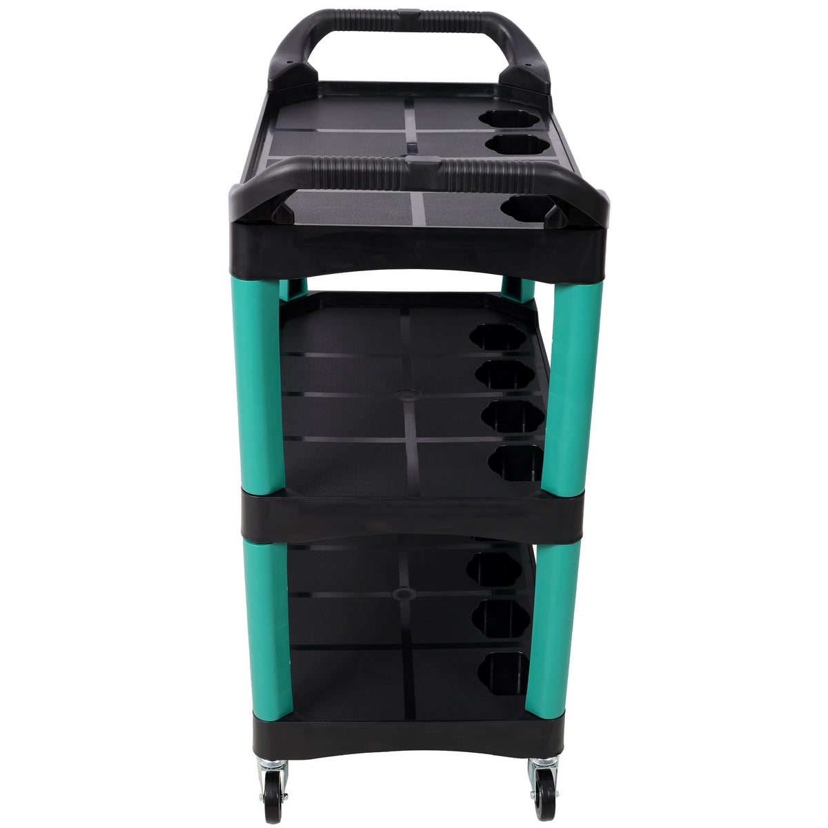 3 Tier Rolling Auto Detail Cart With Wheels
