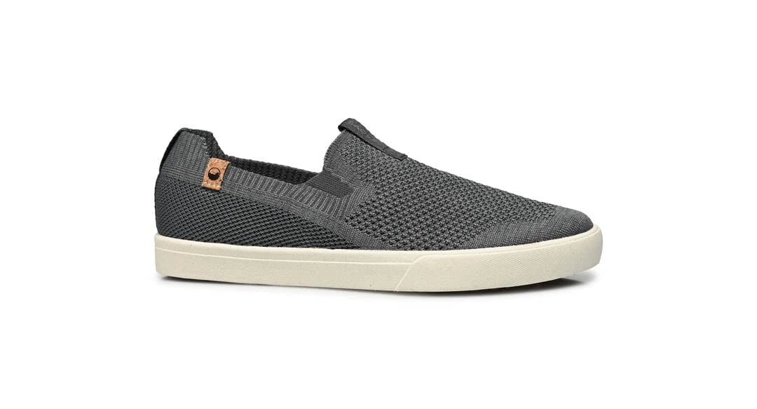 SAOLA Mens Virunga Charcoal Burgundy Sneakers