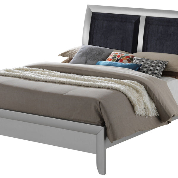 Padded Headboard Design Panel Bed