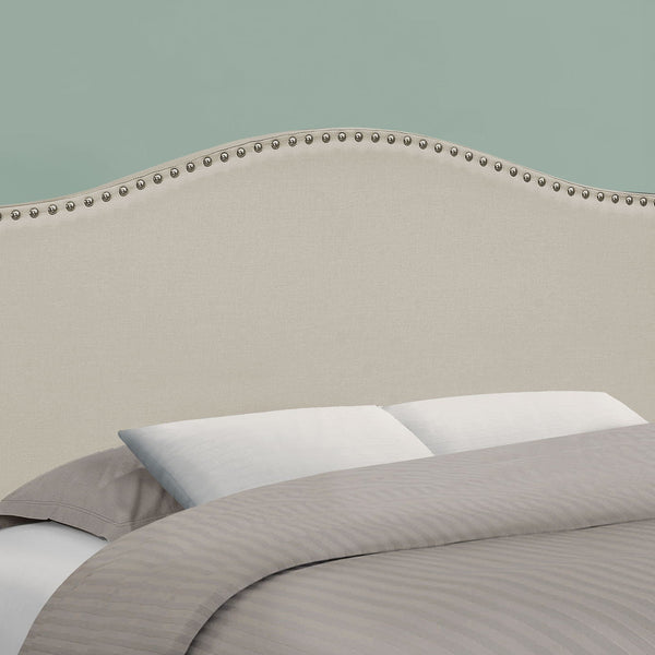 Full Size, Bed Headboard Only, Upholstered, Transitional - Beige - Best Buy Furniture